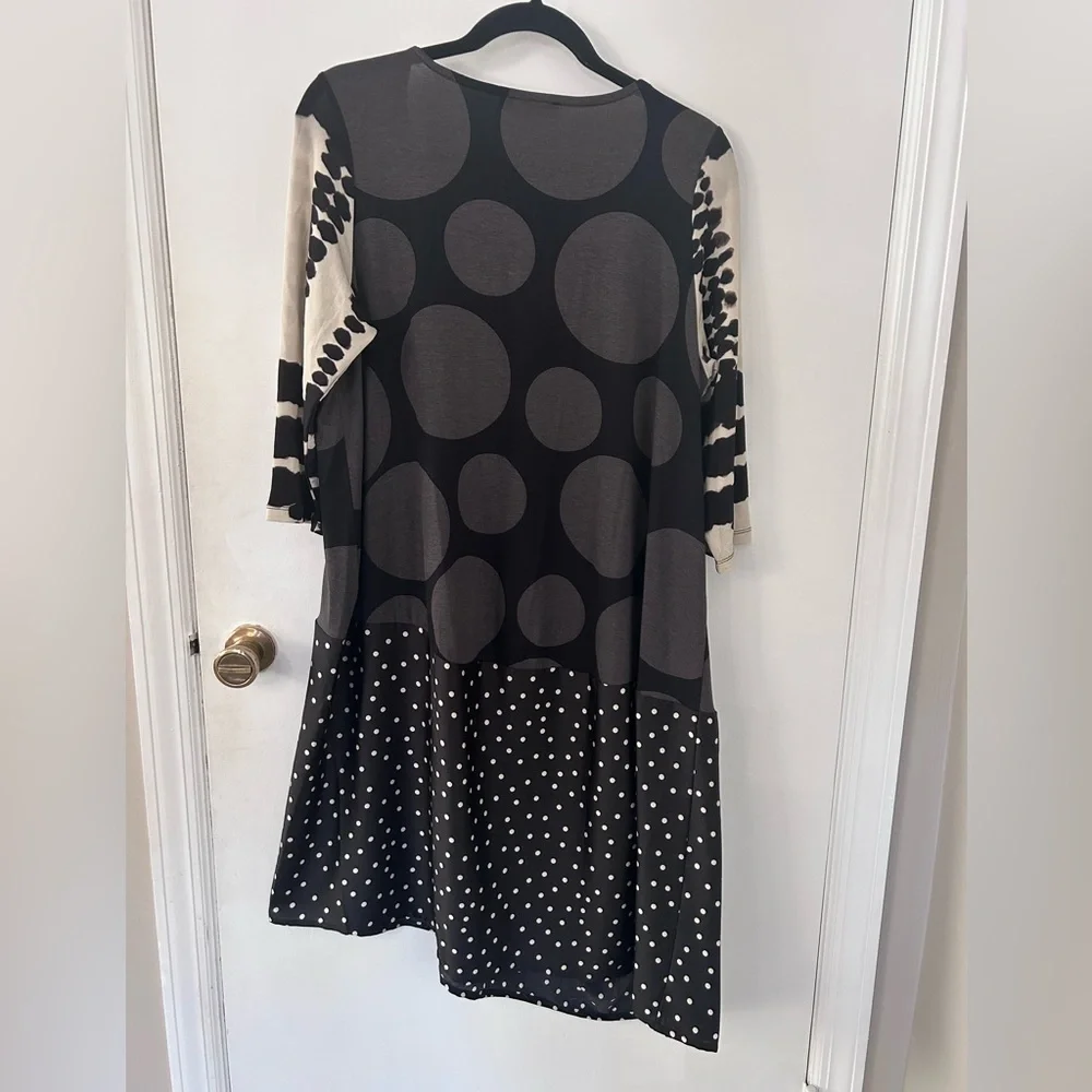 ALEMBIKA POLKA DOT BALOON DRESS SIZE 1/US SIZE 6 - Picture 2 of 8